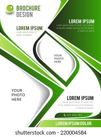 Professional business design layout template or corporate banner design. Magazine cover, publishing and print presentation. Abstract vector background.