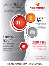 Professional business design layout template or corporate banner design. Magazine cover, publishing and print presentation. Abstract vector background.