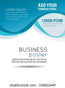 Professional business design layout template or corporate banner design. Magazine cover, publishing and print presentation. Abstract vector background.