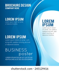 Professional business design layout template or corporate banner design. Magazine cover, publishing and print presentation. Abstract vector background.