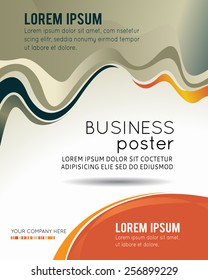 Professional business design layout template or corporate banner design. Magazine cover, publishing and print presentation. Abstract vector background.