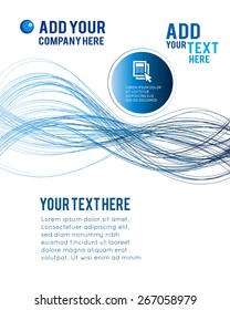 Professional business design layout template or corporate banner design. Magazine cover, publishing and print presentation. Abstract vector background.