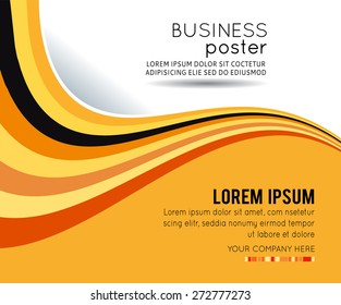 Professional business design layout template or corporate banner design. Magazine cover, publishing and print presentation. Abstract vector background.