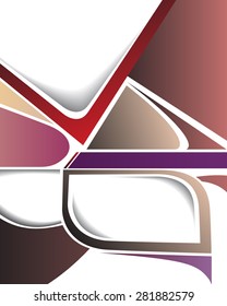 Professional business design layout template or corporate banner design. Magazine cover, publishing and print presentation. Abstract vector background.
