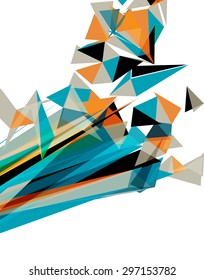Professional business design layout template. Abstract vector background.
