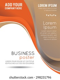 Professional business design layout template or corporate banner design. Magazine cover, publishing and print presentation. Abstract vector background.