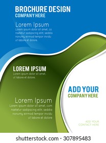 Professional business design layout template or corporate banner design. Magazine cover, publishing and print presentation. Abstract vector background.
