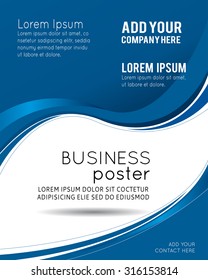 Professional business design layout template or corporate banner design. Magazine cover, publishing and print presentation. Abstract vector background.
