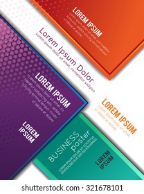 Professional business design layout template or corporate banner design. Magazine cover, publishing and print presentation. Abstract vector background.