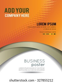 Professional business design layout template or corporate banner design. Magazine cover, publishing and print presentation. Abstract vector background.