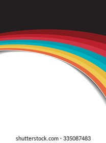 Professional business design layout template or corporate banner design. Magazine cover, publishing and print presentation. Abstract vector background.