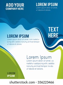 Professional business design layout template or corporate banner design. Magazine cover, publishing and print presentation. Abstract vector background.