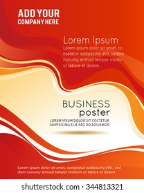 Professional business design layout template or corporate banner design. Magazine cover, publishing and print presentation. Abstract vector background.