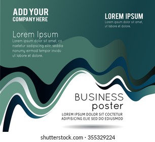 Professional business design layout template or corporate banner design. Magazine cover, publishing and print presentation. Abstract vector background.