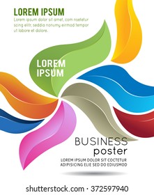 Professional business design layout template or corporate banner design. Magazine cover, publishing and print presentation. Abstract vector background.
