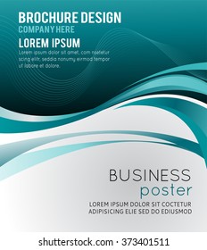 Professional business design layout template or corporate banner design. Magazine cover, publishing and print presentation. Abstract vector background.