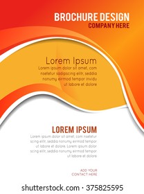 Professional business design layout template or corporate banner design. Magazine cover, publishing and print presentation. Abstract vector background.