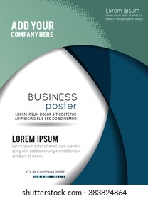 Professional business design layout template or corporate banner design. Magazine cover, publishing and print presentation. Abstract vector background.