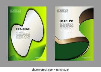 Professional business design layout template or corporate banner design. Magazine cover, publishing and print presentation. Abstract vector background.
