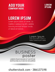 Professional business design layout template or corporate banner design. Magazine cover, publishing and print presentation. Abstract vector background.