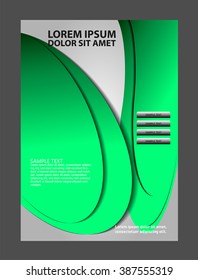 Professional business design layout template or corporate banner design. Magazine cover, publishing and print presentation. Abstract vector background.

