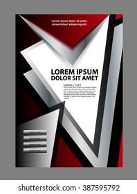 Professional business design layout template or corporate banner design. Magazine cover, publishing and print presentation. Abstract vector background.
