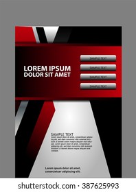 Professional business design layout template or corporate banner design.
