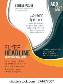 Professional business design layout template or corporate banner design. Magazine cover, publishing and print presentation. Abstract vector background.