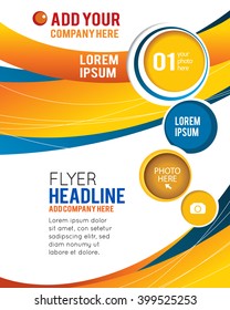 Professional business design layout template or corporate banner design. Magazine cover, publishing and print presentation. Abstract vector background.