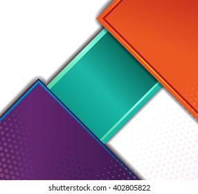 Professional business design layout template or corporate banner design. Magazine cover, publishing and print presentation. Abstract vector background.