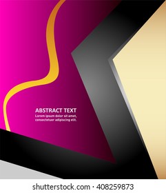 Professional business design layout template or corporate banner design. Magazine cover, publishing and print presentation. Abstract vector background.
