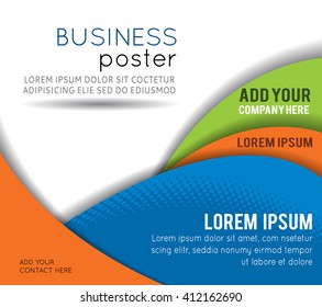 Professional business design layout template or corporate banner design. Magazine cover, publishing and print presentation. Abstract vector background.