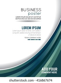 Professional business design layout template or corporate banner design. Magazine cover, publishing and print presentation. Abstract vector background.