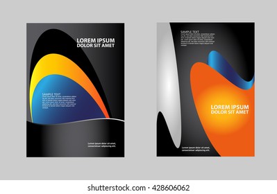 Professional business design layout template or corporate banner design.
