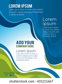 Professional business design layout template or corporate banner design. Magazine cover, publishing and print presentation. Abstract vector background.