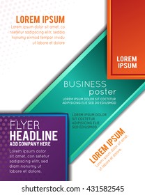 Professional business design layout template or corporate banner design. Magazine cover, publishing and print presentation. Abstract vector background.