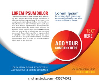 Professional business design layout template or corporate banner design. Magazine cover, publishing and print presentation. Abstract vector background.