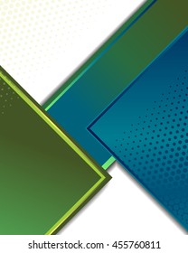Professional business design layout template or corporate banner design. Magazine cover, publishing and print presentation. Abstract vector background.