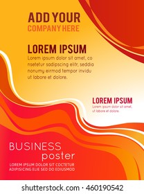 Professional business design layout template or corporate banner design. Magazine cover, publishing and print presentation. Abstract vector background.