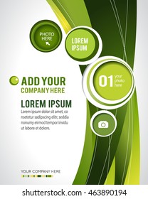 Professional business design layout template or corporate banner design. Magazine cover, publishing and print presentation. Abstract vector background.
