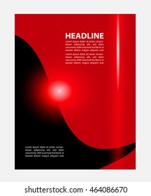 Professional business design layout template or corporate banner design. Magazine cover, publishing and print presentation. Abstract vector background.
