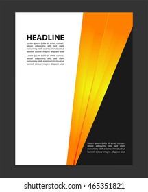 Professional business design layout template or corporate banner design.

