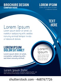 Professional business design layout template or corporate banner design. Magazine cover, publishing and print presentation. Abstract vector background.