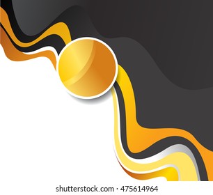 Professional business design layout template or corporate banner design. Magazine cover, publishing and print presentation. Abstract vector background.