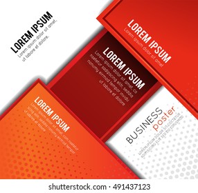 Professional business design layout template or corporate banner design. Magazine cover, publishing and print presentation. Abstract vector background.