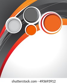 Professional business design layout template or corporate banner design. Magazine cover, publishing and print presentation. Abstract vector background.