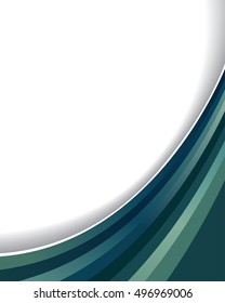 Professional business design layout template or corporate banner design. Magazine cover, publishing and print presentation. Abstract vector background.