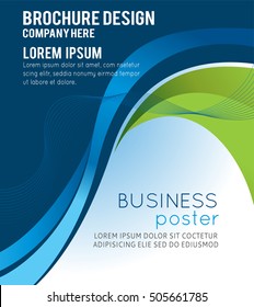 Professional business design layout template or corporate banner design. Magazine cover, publishing and print presentation. Abstract vector background.