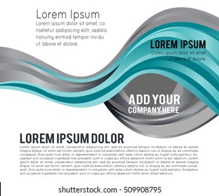 Professional business design layout template or corporate banner design. Magazine cover, publishing and print presentation. Abstract vector background.