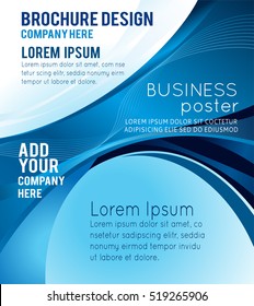 Professional business design layout template or corporate banner design. Magazine cover, publishing and print presentation. Abstract vector background.